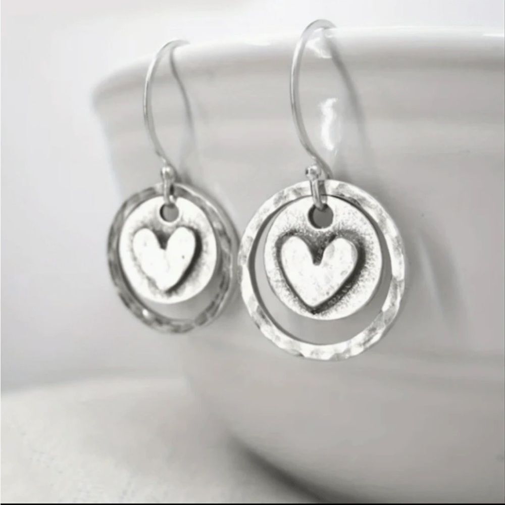 Heart Drop Earrings #2088